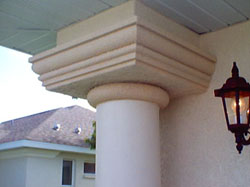 Decorative Banding and Column